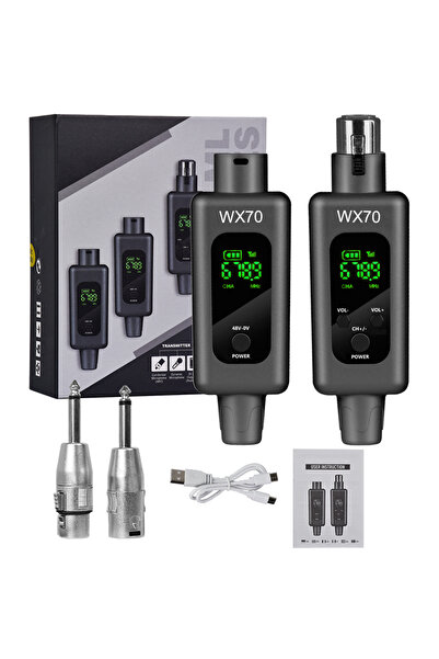 Choice محول ميكروفون لاسلكي احترافي UHF واحد، نظام لاسلكي، جهاز إرسال واستقبا...