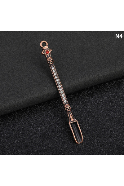 Choice1 4 ملاعق معدنية صغيرة مع مجرفة صغيرة لقياس المساحيق الطبية، أداة ملحقة...