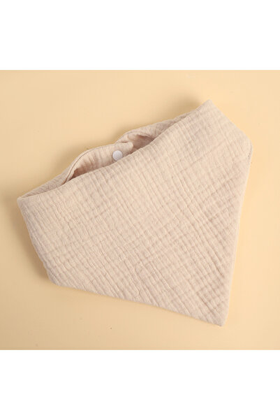 Choice3 One Size Khaki INSULAR Infant Cotton Bibs Newborn Triangle Scarf Feed...