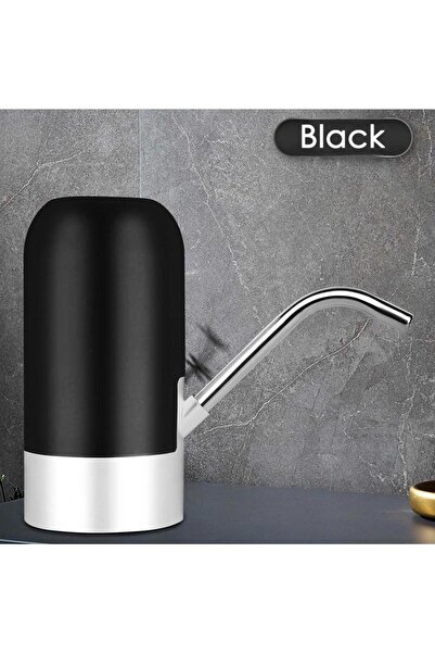 Choice مضخة مياه أوتوماتيكية سوداء اللون، قابلة لإعادة الشحن عبر منفذ USB، مو...