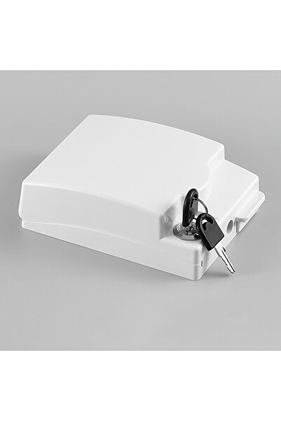 choice2 White 86 Type Lkable Waterproof Sket Box With Key For Outdoor Switch ...