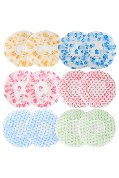 choice2 نمط عشوائي - 5 قطع / 5/10/20 قطعة قبعة استحمام مقاومة للماء للاستخدام...