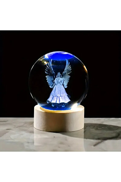 Choice1 ملاك حارس، قطعة واحدة، ملاك حارس، كرة كريستالية ثلاثية الأبعاد، مصباح...