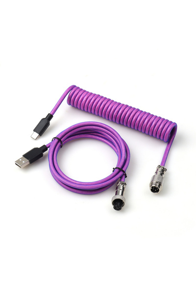 choice2 1.5m Powder blue 【LANO】GX12 series Type-C data cable,USB connector, m...