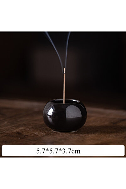 Choice1 مبخرة أعواد بخور سوداء صغيرة من السيراميك، زينة تأمل ملونة، حامل بخور...