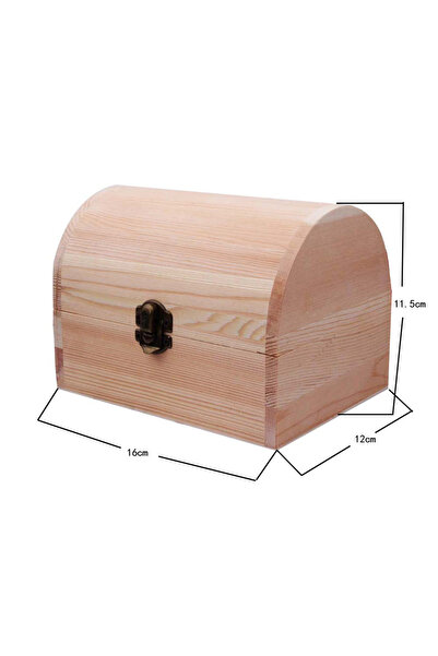 Choice1 صندوق خشبي مزخرف لحفظ المجوهرات والتحف، مصنوع من خشب الصنوبر، بتصميم ...