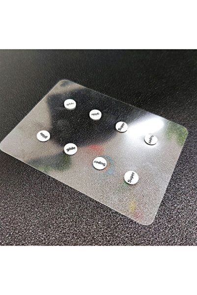 Choice1 A1 [YA]1 Pack Glass Mouse Skates DIY Universal Dots Mouse Feet Pads S...