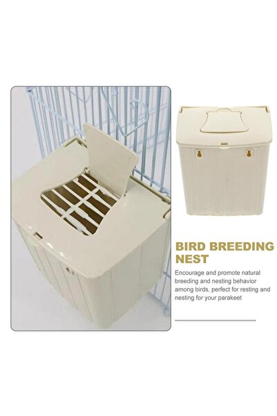 Choice بيت طيور معلق بخطافات، قفص طيور، صندوق تربية للببغاوات الأسترالية (الب...