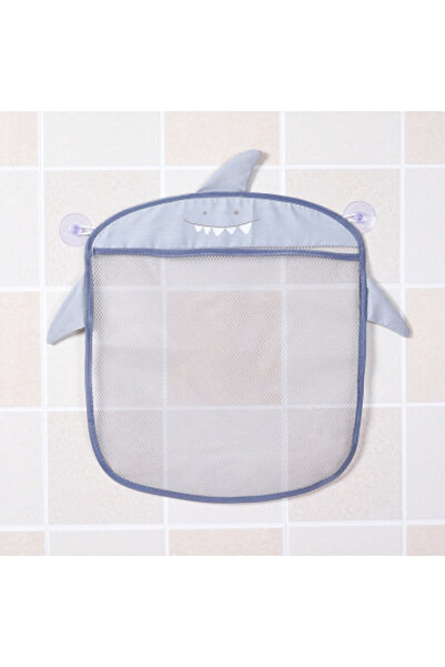 Choice حقيبة تخزين ألعاب حمام معلقة للأطفال، رمادية فاتحة اللون، بتصميم كرتون...