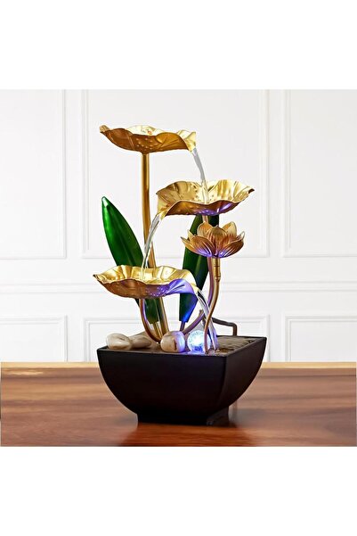 Choice نافورة مكتبية بإضاءة LED هادئة وأصوات مهدئة، مثالية لمكتبك...