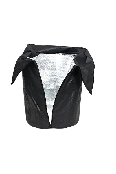 Choice حقيبة حماية سوداء لأصص الزهور الخارجية في فصل الشتاء، مضادة للصقيع، لح...