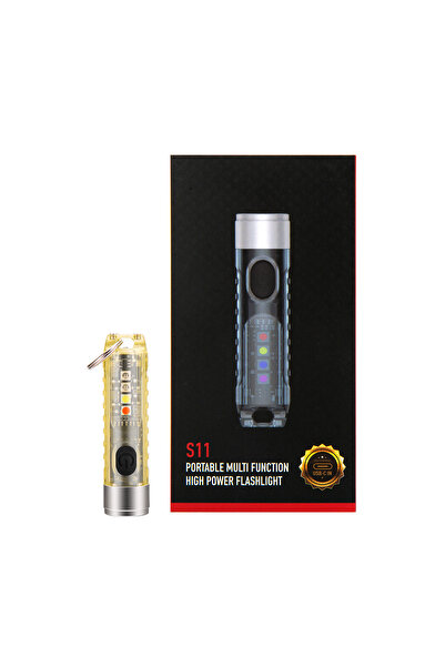 Choice4 Y41-YELLOW ESMARTER Key Chain Light LED Outdoor Camping Small Flashli...