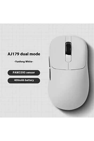 Choice7 فأرة أجاز AJ179 بيضاء، فأرة أجاز AJ179 APEX 8K لاسلكية، مستشعر PAW395...