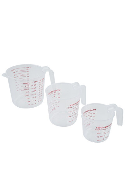 choice2 3 قطع من أكواب قياس سوائل الخبز، سعة 1000/500/250 مل، مصنوعة من مادة ...