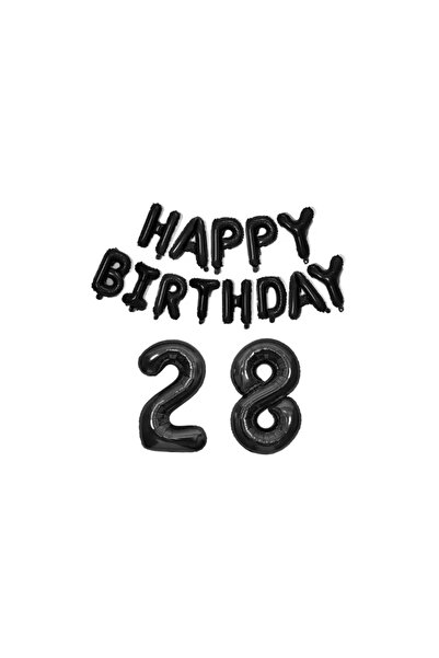 Choice28 NUMBER 16INCH HG9156-28 16 Inch Black Happy Birthday Letter with Dig...