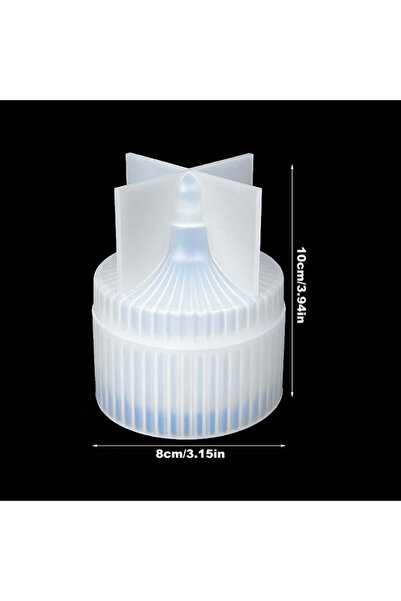 Choice قالب شموع معطر يدوي الصنع من الجبس الأبيض، كوب منغوليا، صندوق تخزين مج...