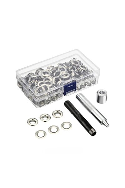 Choice 100Sets Stainless Steel Eyelet Buckles Set With Grommet Punch Installe...