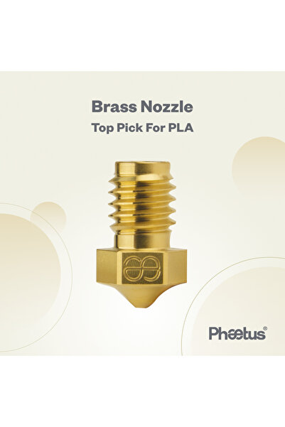 Choice1 فوهة طباعة فايتوس عالية الجودة من النحاس الأصفر، مقاس 1.75 مم، 0.4 مم...