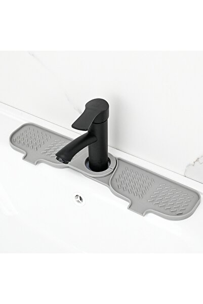 Choice M DARK GRAY Convenient Silicone Countertop Protector Faucet Absorbent ...