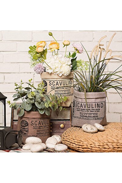 Choice حقيبة زراعة مقاومة للماء بلون عشوائي، قطعة واحدة، حقيبة قماشية عتيقة ب...