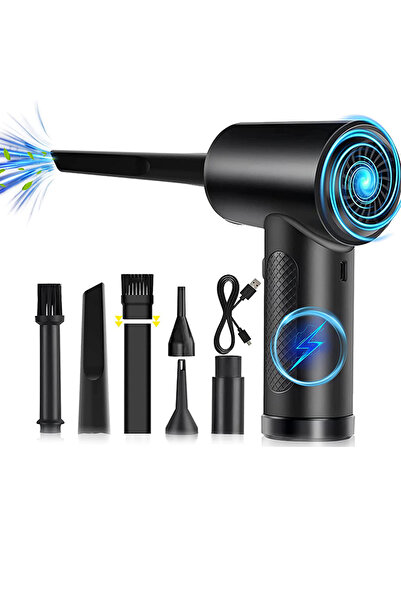 Choice منفاخ هواء لاسلكي أسود قابل لإعادة الشحن عبر منفذ USB - منفاخ هواء مضغ...