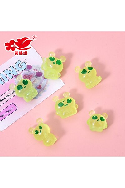 Choice ١٠ قطع متنوعة من إكسسوارات الراتنج الصغيرة على شكل كائنات فضائية، إكسس...