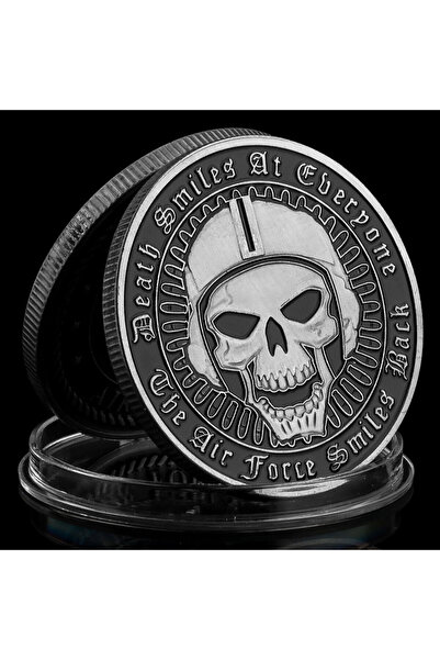 Choice Silver United States Air Force Challenge Coin The Air Force Smiles Bac...