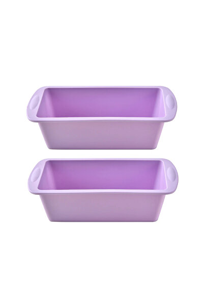 Choice 2 قطعة أرجوانية 2 قطعة صينية خبز توست قابلة لإعادة الاستخدام قالب سيلي...