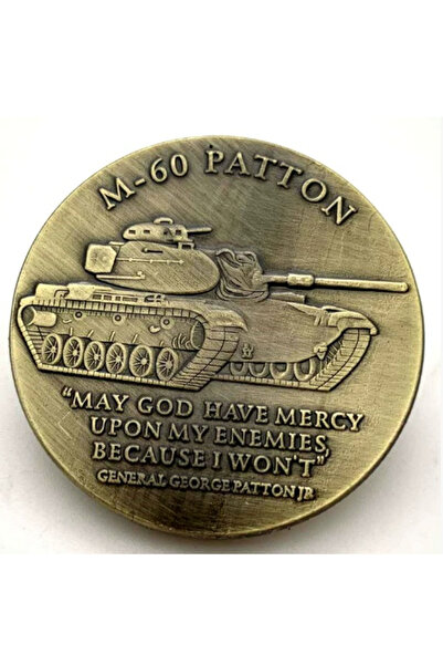 Choice Chocolate M-60 Patton Tank per Plated Souvenir Coin Military Fans US A...