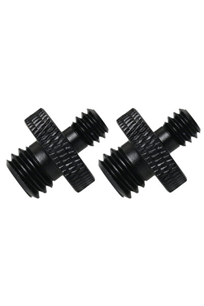 Choice1 قطعتان من محول برغي حامل ثلاثي القوائم ملولب من 3/8 بوصة ذكر إلى 1/4 ...