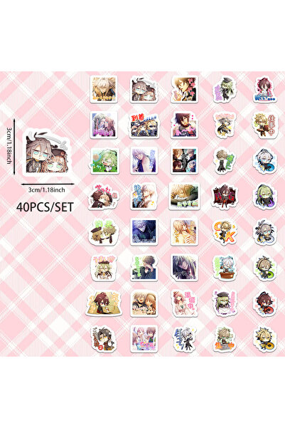 Choice 6X5.2X0.5CM DJ-479 40 Pcs 10th anniversary AMNESIA Stickers for Laptop...