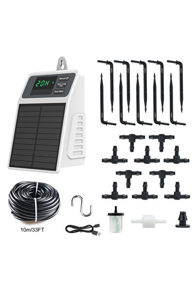 Choice نظام ري بالتنقيط يعمل بالطاقة الشمسية، إصدار مطور، مستلزمات ري النباتا...