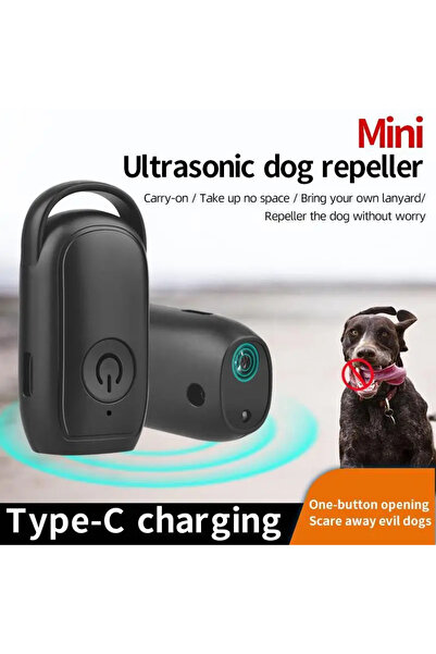 Choice Black Portable Ultrasonic Dog Barking Control Trainer Long Distance US...