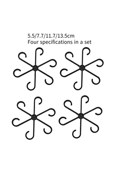 Choice1 إطار قابل للطي قابل لإعادة الاستخدام لساق النبات - 4 قطع - أدوات حديق...