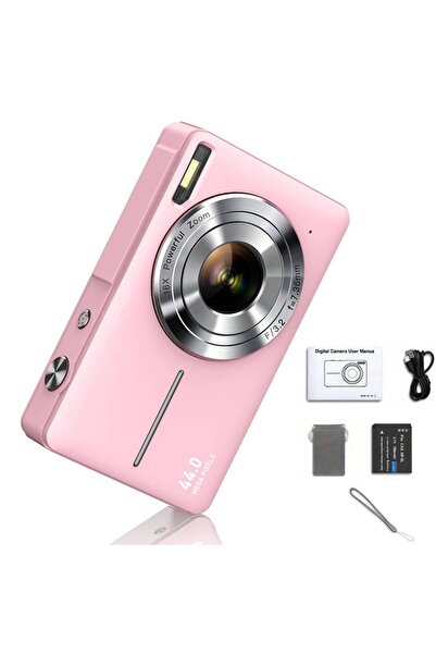 Choice3 pink no card Digital Camera 1080P 44MP Camera Digital Point and Shoot...