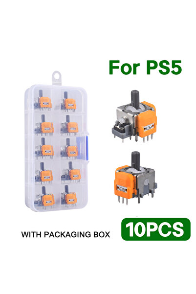 choice2 for PS5-10PCS 10Pcs 3D Hall Effect Joystick Adjustable No Drifting Th...