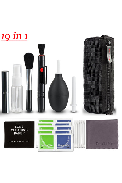 Choice6 مجموعة تنظيف الكاميرات الرقمية ALLOYSEED 19 في 1 (47/35/24/19/7 قطع) ...