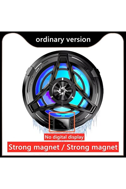 Choice1 مبرد هاتف مغناطيسي عادي مزود بشريحة TEC وإضاءة RGB وشاشة رقمية لأجهزة...