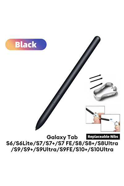 Choice قلم بديل أسود اللون لأجهزة Tab S8 و S7 FE و S6 Lite و S7+ و S8+ و S9 و...
