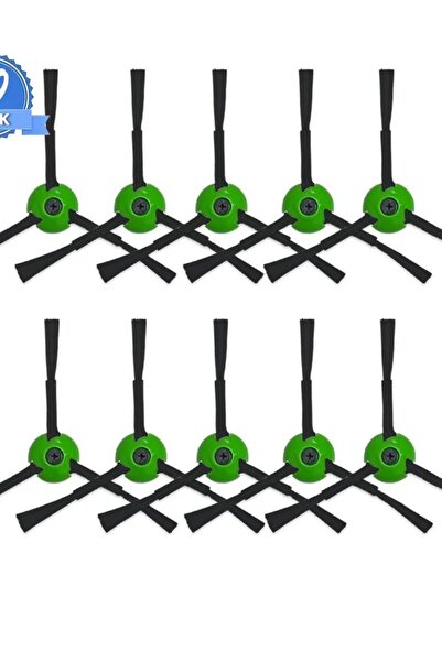 Choice عبوة من 10 فرش جانبية بديلة باللون الأخضر الفاتح، متوافقة مع روبوتات ا...