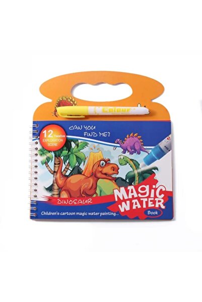 OEM Carte de colorat cu apă „Cartea magică a apei”, mâner și creion. Reutiliz...