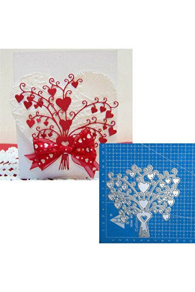 Choice3 قوالب تقطيع معدنية على شكل قلب وزهرة بزاوية S YM-608، مثالية لأعمال ا...