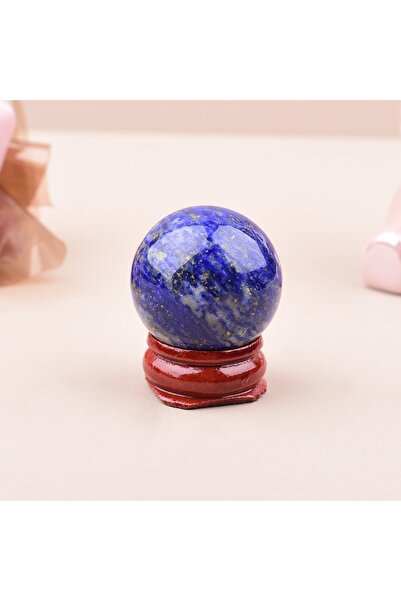 Choice كرة من حجر اللازورد الطبيعي، قطعة واحدة، عينة معدنية، حجر علاجي، كرة ك...