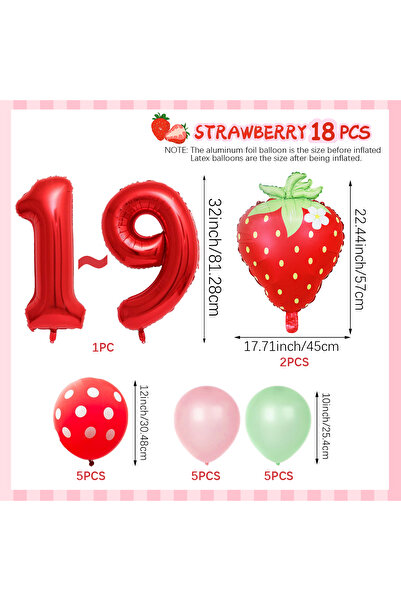 Choice7 1 Other balloon set 18pcs 32 inch 1-9 years old digital aluminum film...