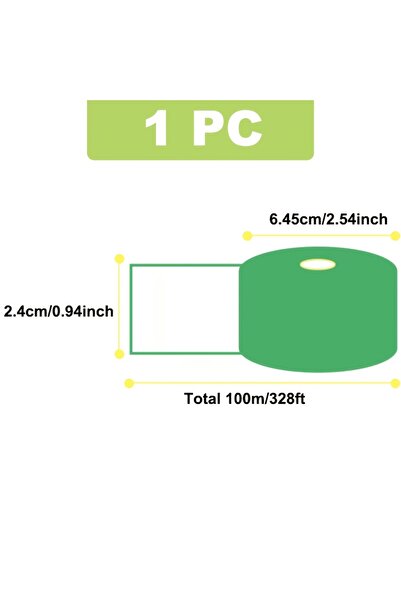 choice2 شريط طارد للطيور، قطعة واحدة، 2.4 × 100 متر - جهاز طارد للحمام عاكس ث...