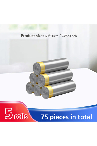 Choice 5 rolls 5/10/15/20 rolls Drawstring Trash Bags for Kitchen Trash Can T...