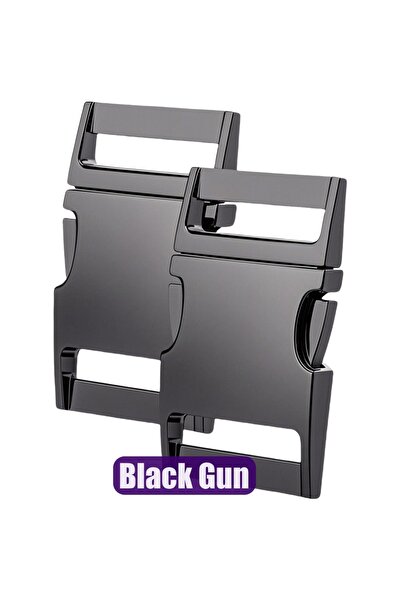 Choice3 مسدس أسود 30 مم، قطعتان/عبوة، مشبك معدني جانبي قابل للفتح من 10 إلى 3...