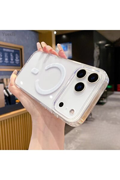 Choice24 غلاف هاتف مغناطيسي شفاف لهاتف iPhone 13 Pro، متوافق مع iPhone 17 Pro...