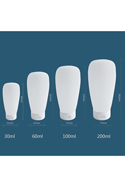 choice2 زجاجة غسول للجسم قابلة لإعادة التعبئة، سعة 200 مل، مصنوعة من البولي إ...