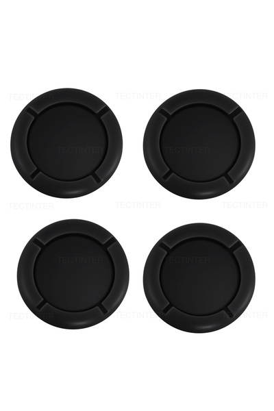 Choice1 4 أغطية بديلة لعصا التحكم السوداء لجهاز نينتندو سويتش/OLED/Lite، مقبض...